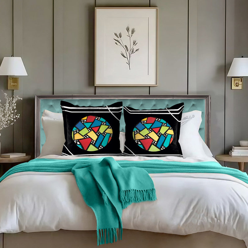 Abstract Orb of Time Exclusive Range Cushions