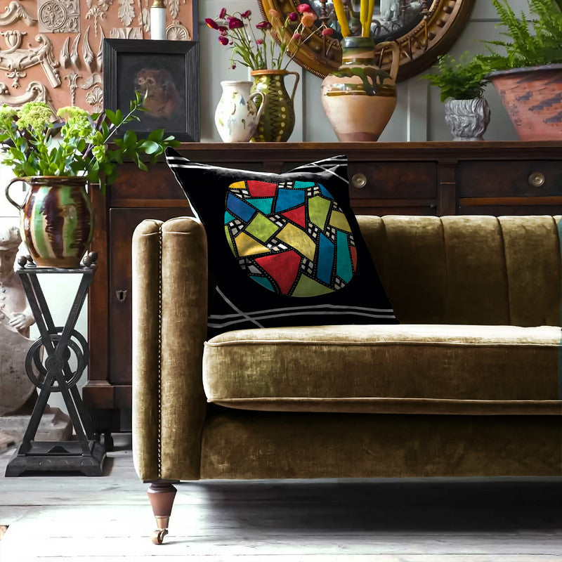 Abstract Orb of Time Exclusive Range Cushions
