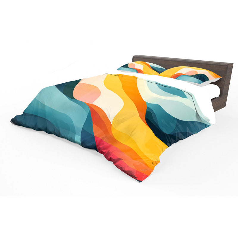 Abstract Sunset Duvet Cover Set by Wikus Schalkwyk