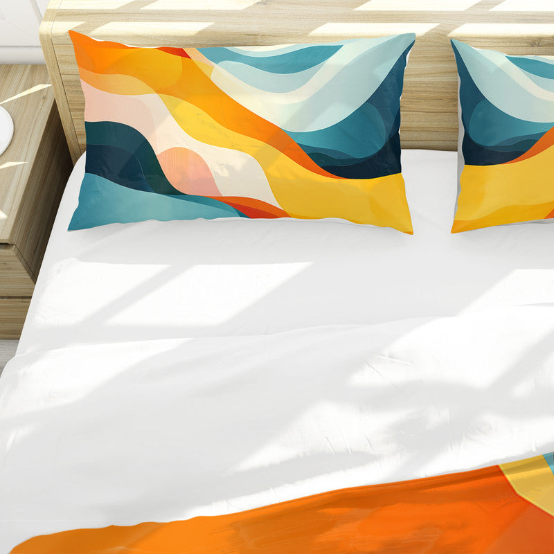 Abstract Sunset Duvet Cover Set by Wikus Schalkwyk