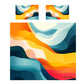 Abstract Sunset Duvet Cover Set by Wikus Schalkwyk