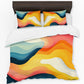 Abstract Sunset Hues Duvet Cover Set by Wikus Schalkwyk