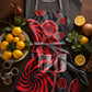 Abstract Swirl Medium Length Apron