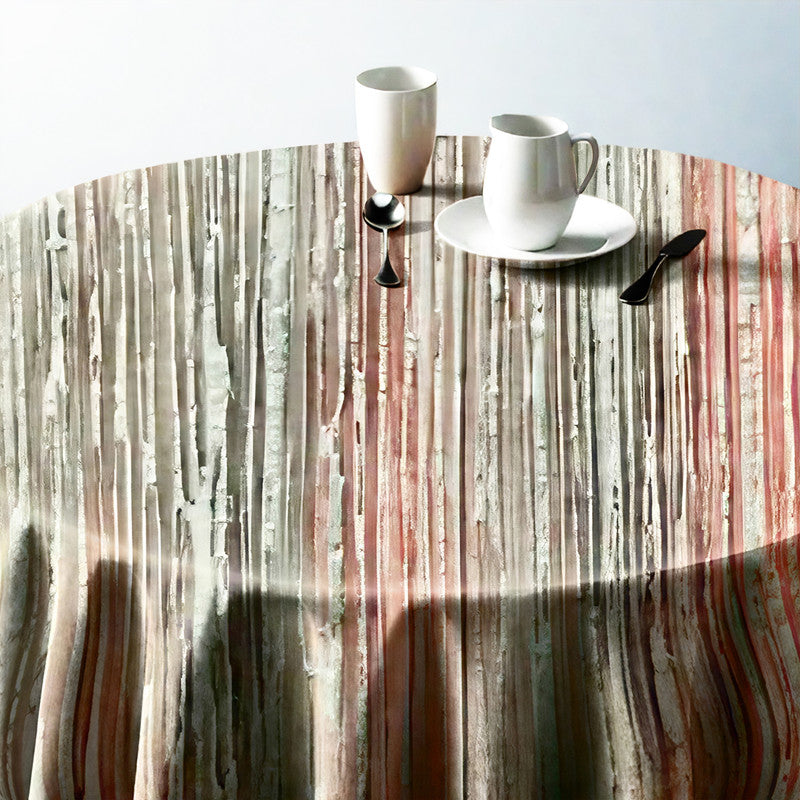 Abstract Texture Round Tablecloth