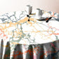 Abstract Veins Round Tablecloth