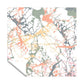 Abstract Veins Square Tablecloth