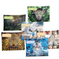 Abstract Wild Life Subject Savvy Book Bags Set Of 6