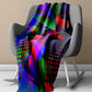 Abstract Aurora Flow Light Weight Fleece Blanket