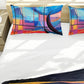Abstract Collision Of Hues Duvet Cover Set