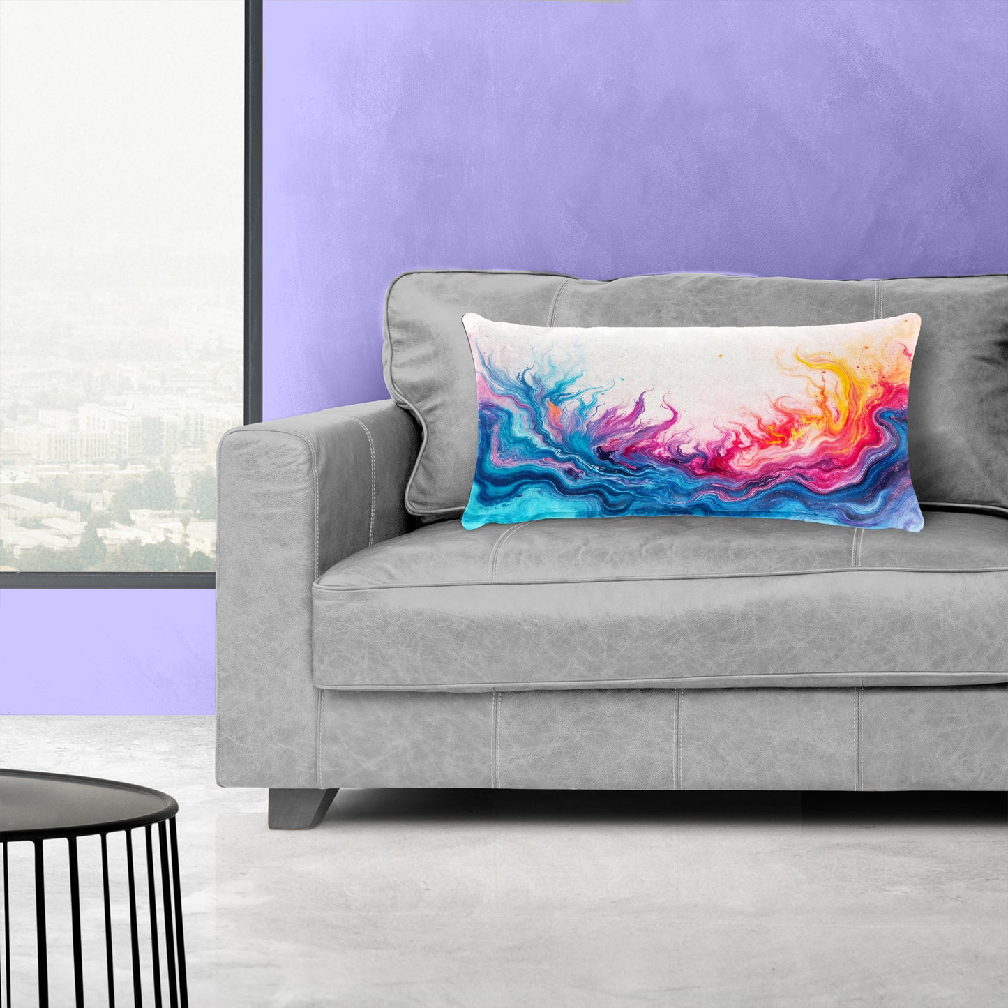 Abstract Colour Wave King Luxury Scatter