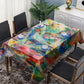 Abstract Colourful Flower Gorden Rectangle Tablecloth By Mark Van Vuuren