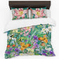 Abstract Flower Garden Duvet Cover Set