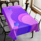 Abstract Lilac Rectangle Tablecloth