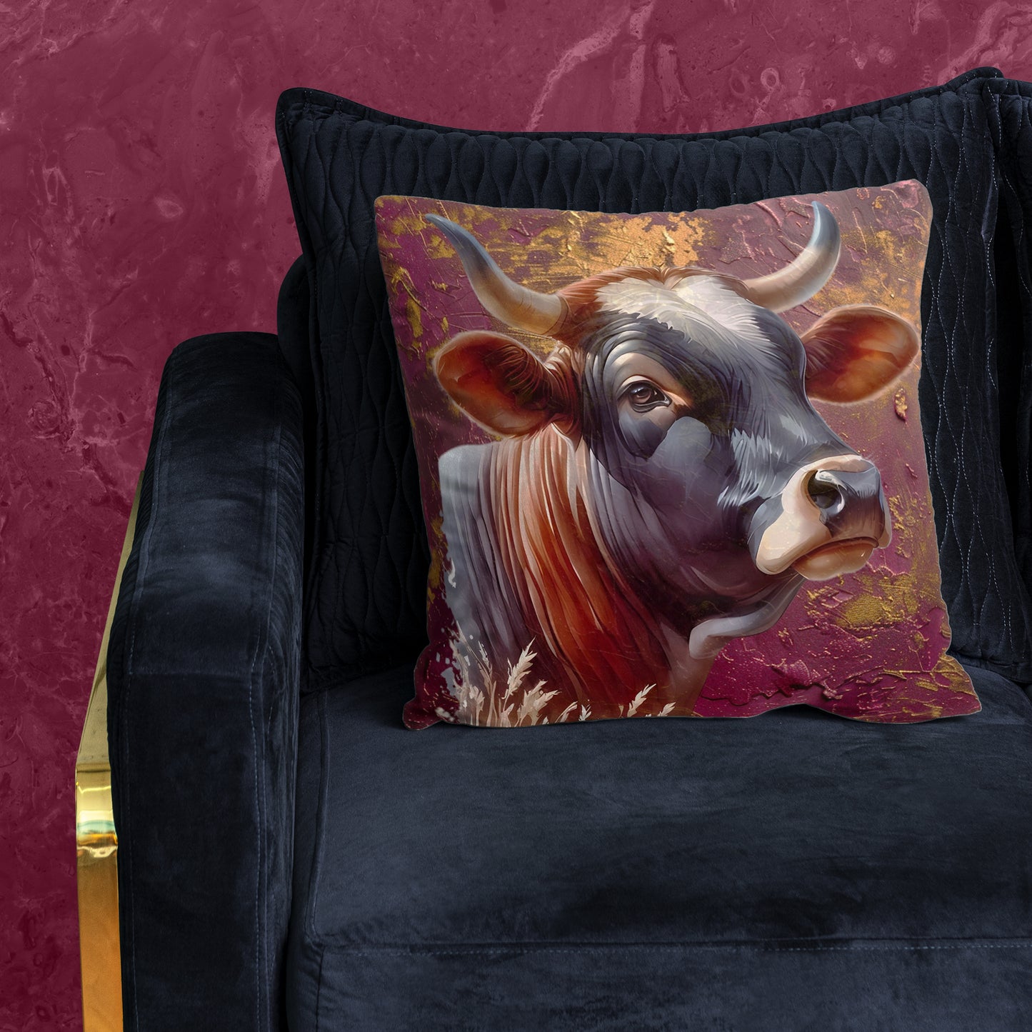 Abstract Nguni Luxury Scatter by Mark van Vuuren