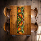 Abstract Orange Birds 160cm Table Runner