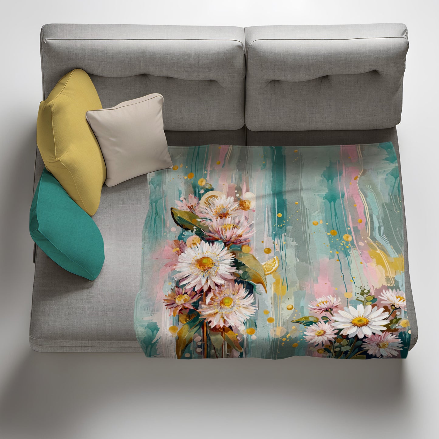 Abstract Orchard Bouquet Light Weight Fleece