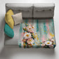 Abstract Orchard Bouquet Light Weight Fleece