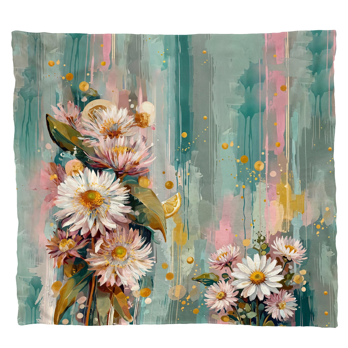 Abstract Orchard Bouquet Light Weight Fleece
