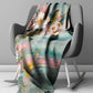 Abstract Orchard Bouquet Light Weight Fleece