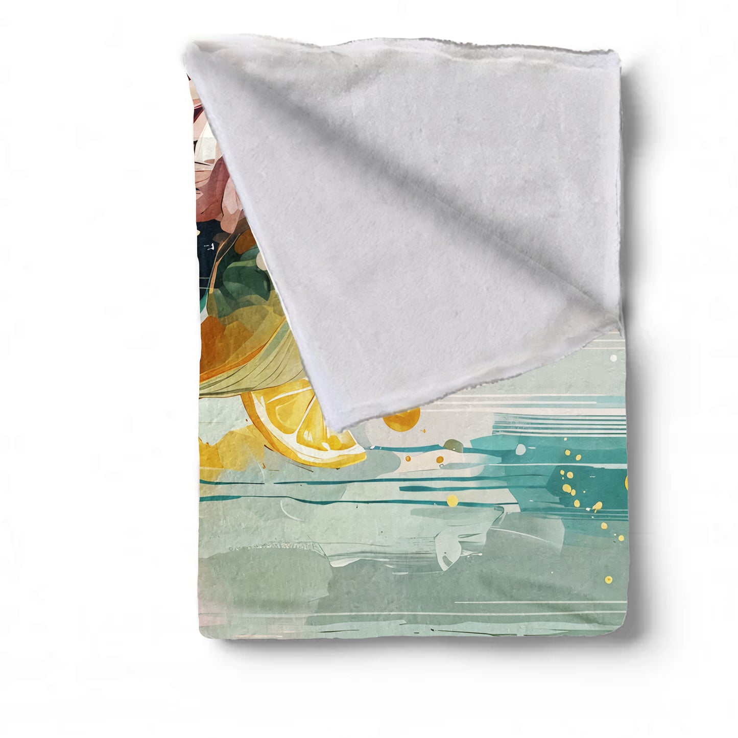 Abstract Orchard Bouquet Light Weight Fleece