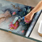 Abstract Protea Door Decoupage