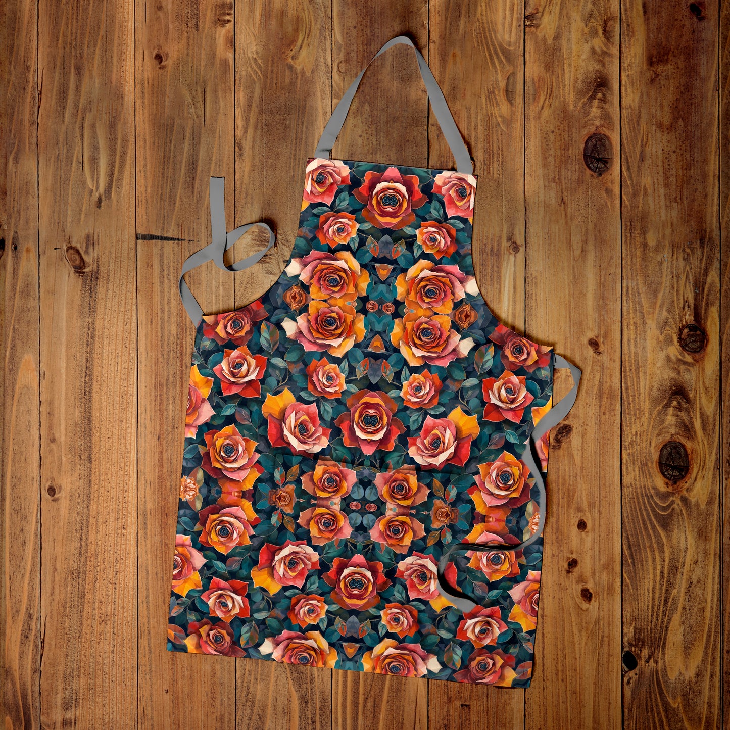 Abstract Roses  Apron