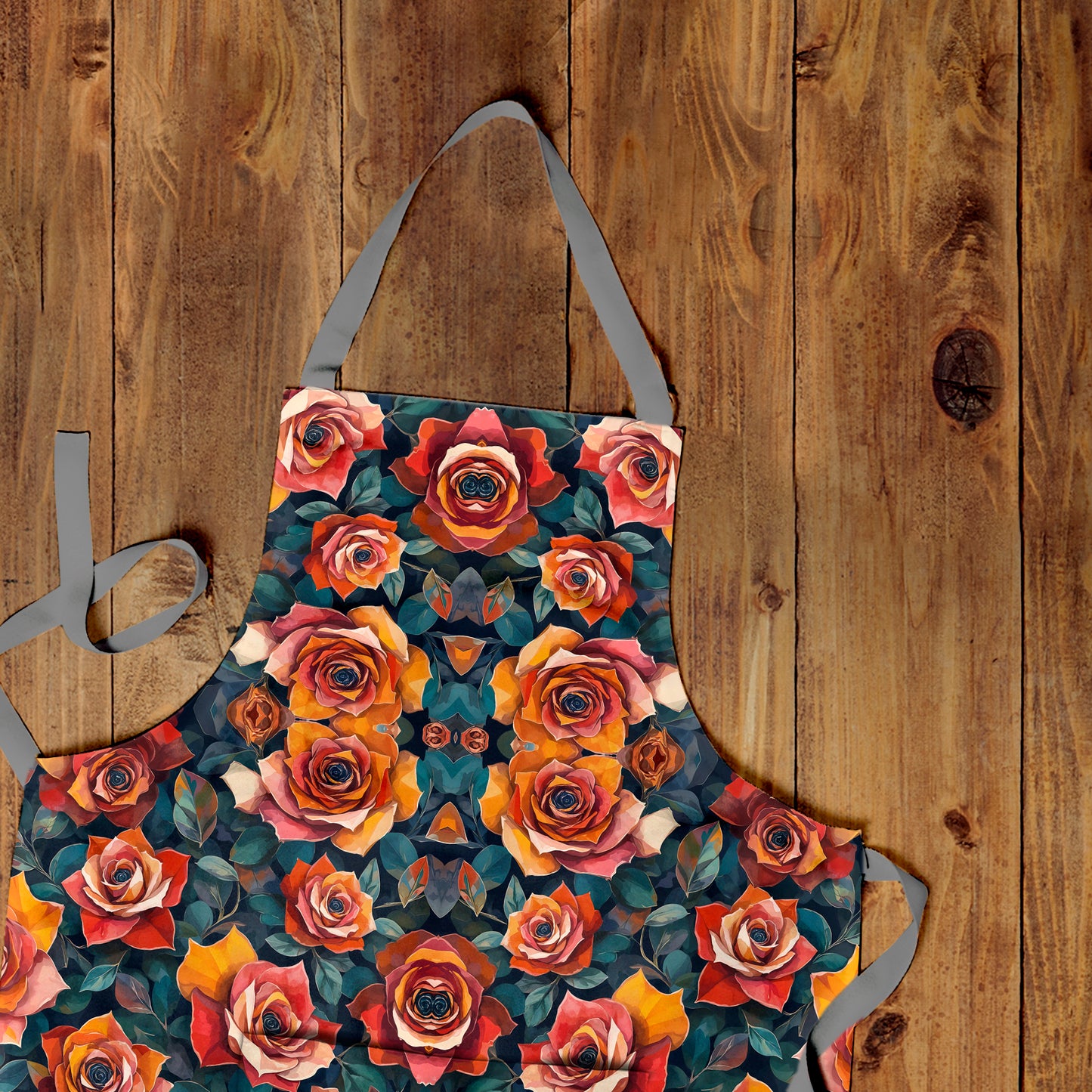 Abstract Roses  Apron