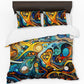 Abstract Spectrum Colours Duvet Cover Set