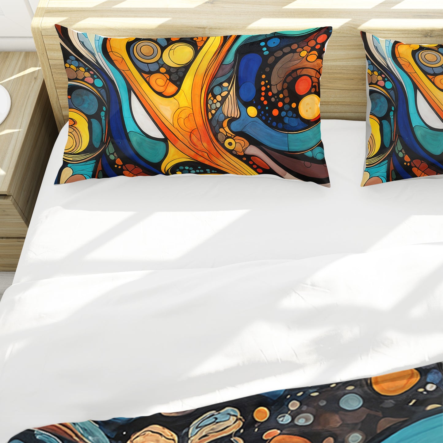 Abstract Spectrum Colours Duvet Cover Set
