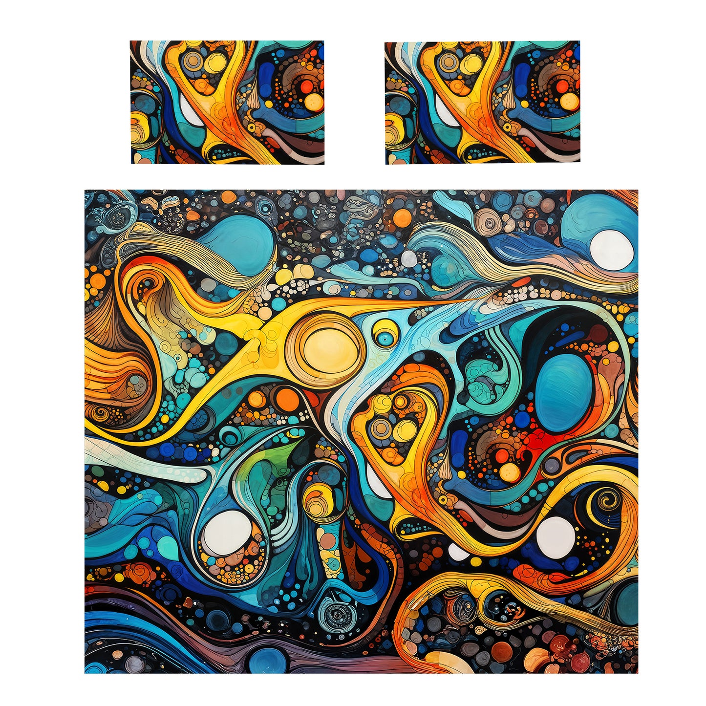 Abstract Spectrum Colours Duvet Cover Set