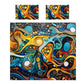 Abstract Spectrum Colours Duvet Cover Set