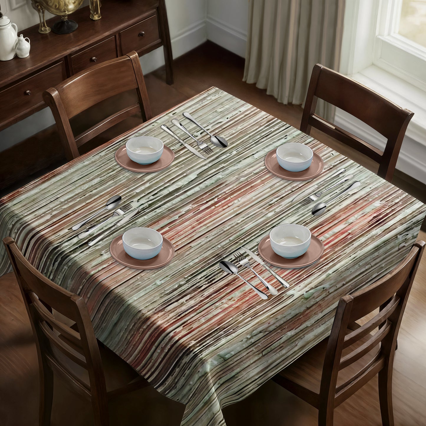 Abstract Texture Square Tablecloth