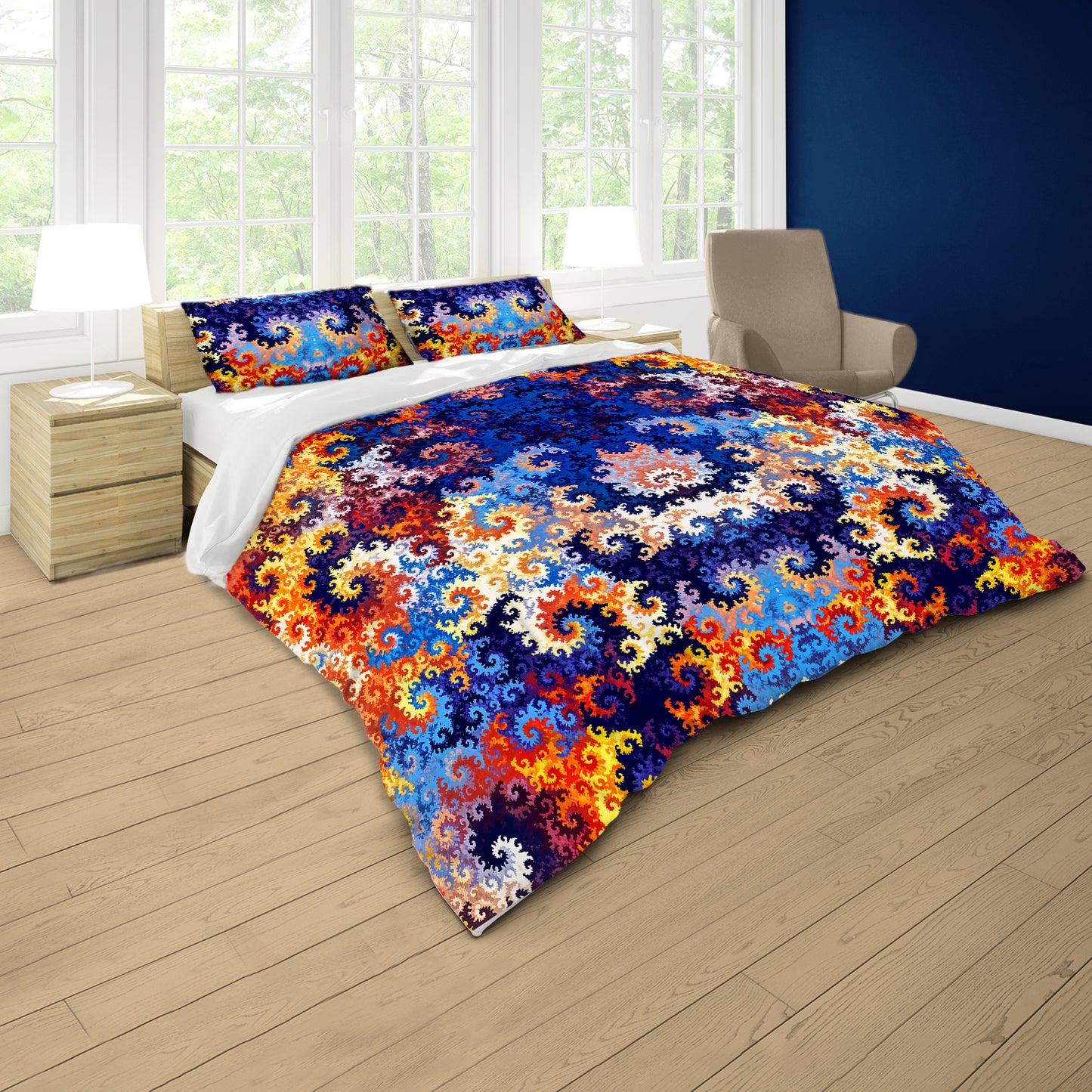 Abyss Spiral Duvet Cover Set
