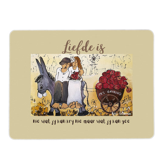 Liefde is Mouse Pad By Adele Geldenhuys