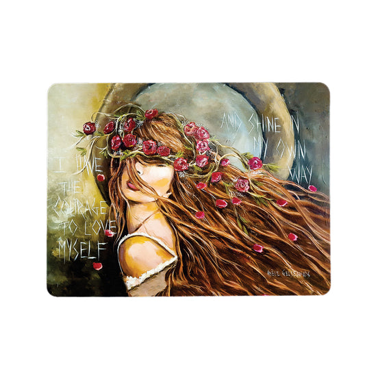 Have Courage Mouse Pad By Adele Geldenhuys