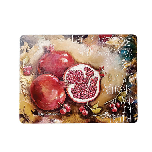 Pomegranates Mouse Pad By Adele Geldenhuys