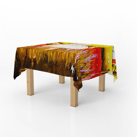Wit Rokkie By Adele Geldenhuys Square Tablecloth