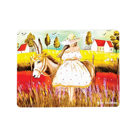 Wit Rokkie Mouse Pad By Adele Geldenhuys