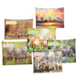 Adorable Animals Subject Savvy Book Bags Set Of 6