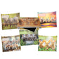 Adorable Animals Subject Savvy Book Bags Set Of 6