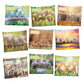 Adorable Animals Subject Savvy Book Bags Set Of 9