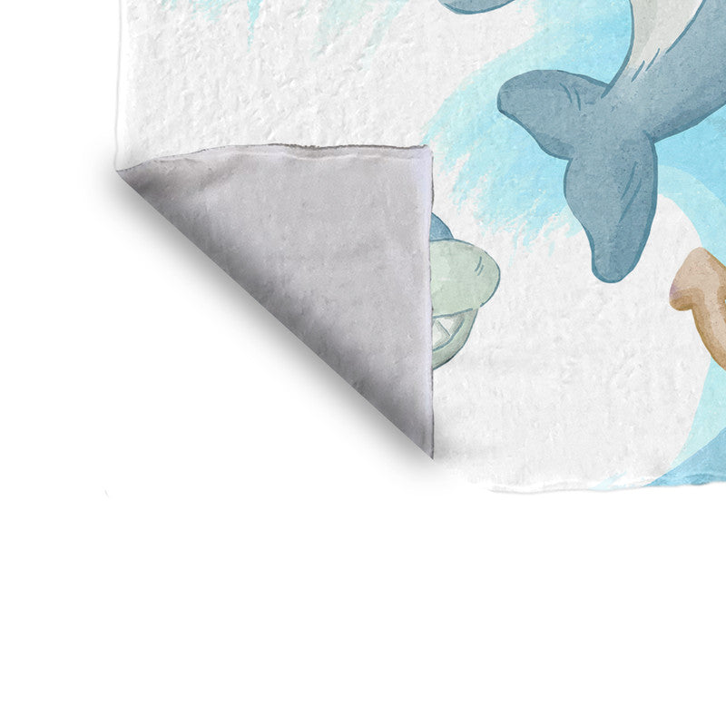Adorable Shark Minky Blanket