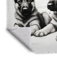 Adorable Watchers German Shepherds Light Weight Fleece Blanket by Nathan Pieterse
