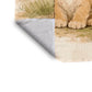 Adorable Baby Lion Cub Sitting Baby Fleece Blanket by Nathan Pieterse