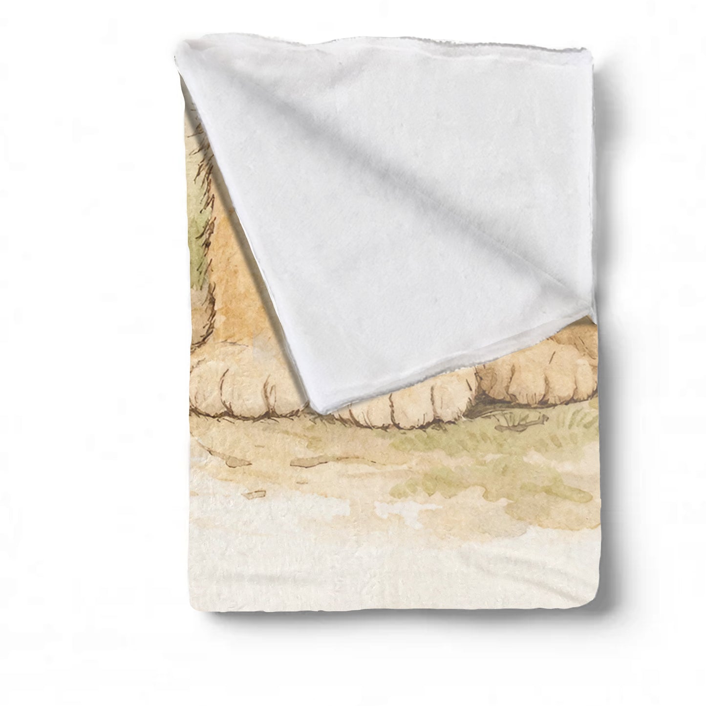 Adorable Baby Lion Cub Sitting Baby Fleece Blanket by Nathan Pieterse