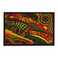 Africa Abstract Pattern Door Mat
