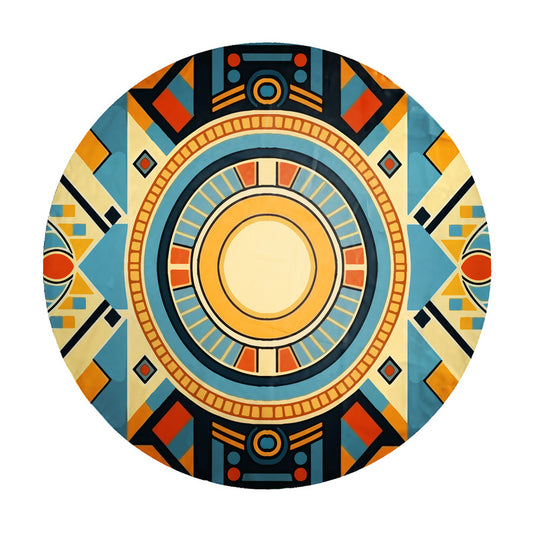 Africa Mosaic Round Tablecloth