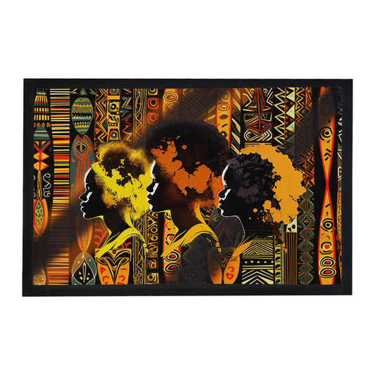 Africa Sister Tribes Door Mat
