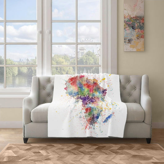 Africa Light Weight Fleece Blanket by Kristin van Lieshout