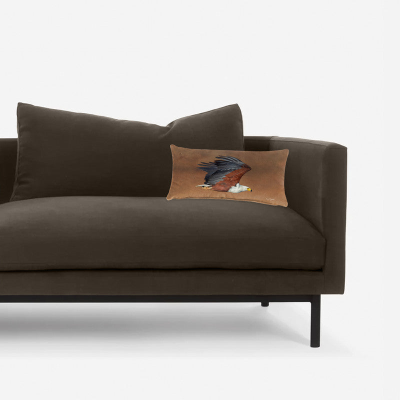 African Fish Eagle Kruger Oblong Luxury Scatter by Fanie Heymans